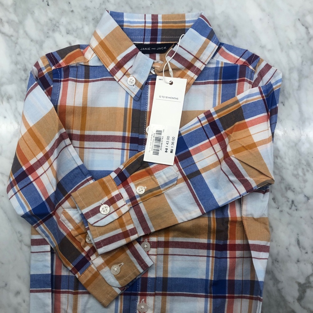 Janie and Jack button down shirt